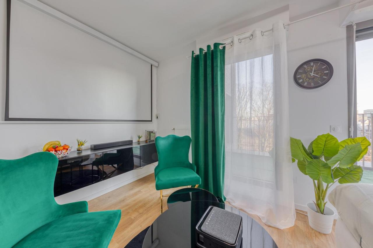 Cinema Moon Luxury - Gare 3Min - Proche Paris Lejlighed Massy  Eksteriør billede